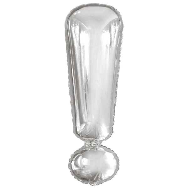 Large Symbol ! Silver